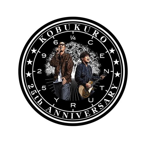 事後販売【“ALL SEASONS”グッズ】マグネットシート　25thロゴ（黒）