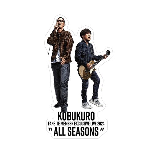 事後販売【“ALL SEASONS”グッズ】マグネットシート　イラスト縦型