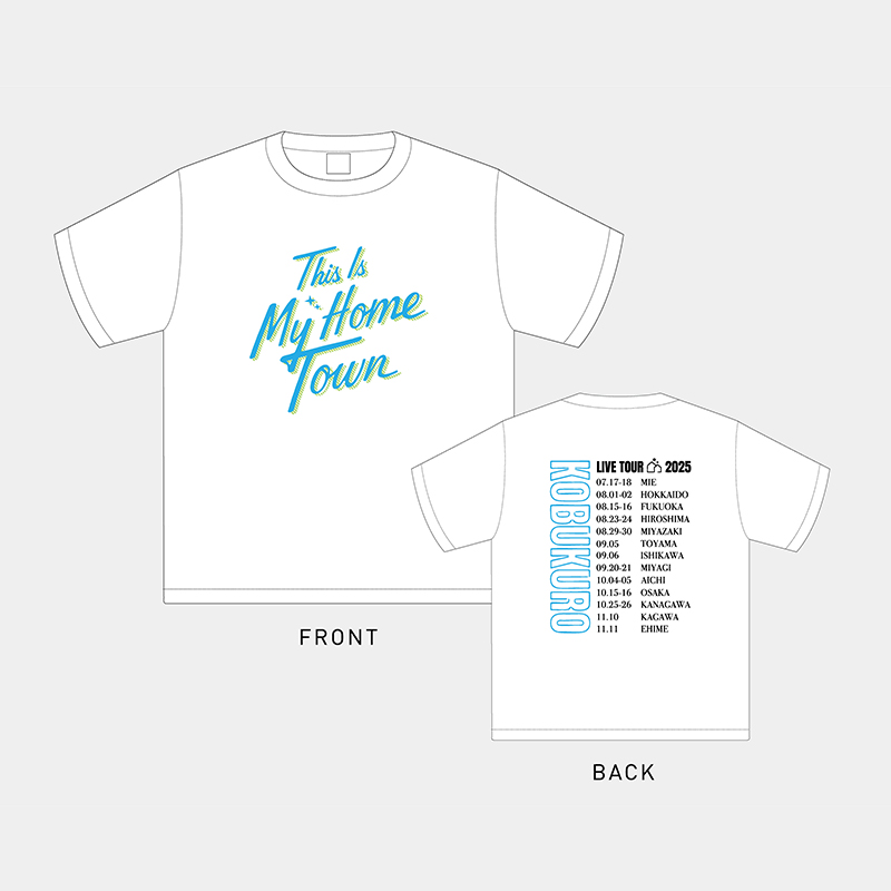 事後販売【2025ツアーグッズ】ロゴTシャツ(ホワイト)