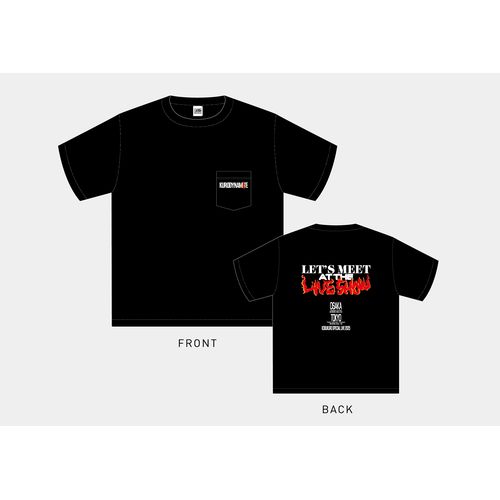 【「Let's meet at the live show!」グッズ】KURODYNAMITEポケット付きTシャツ