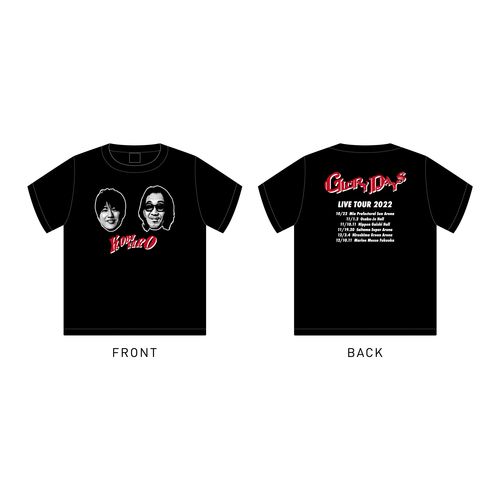 【2022年ツアーグッズ】会員限定 Tシャツ/ブラック