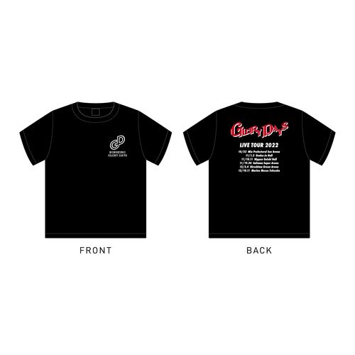 【2022年ツアーグッズ】TシャツA/ブラック