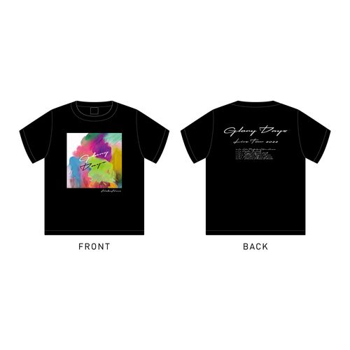 【2022年ツアーグッズ】TシャツC/ブラック