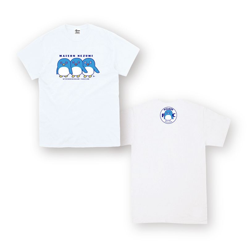 【キュウソネコカミ】ペンギンくん Tシャツ/ホワイト