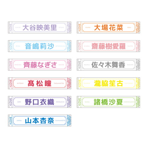 5周年記念個別マフラータオル