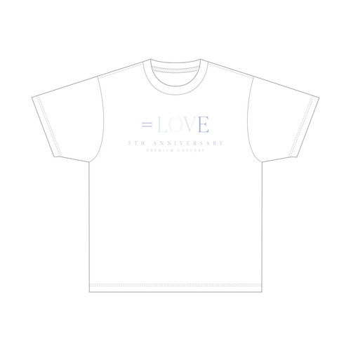 商品詳細ページ | =LOVE OFFICIAL SHOP | 5周年記念Tシャツ