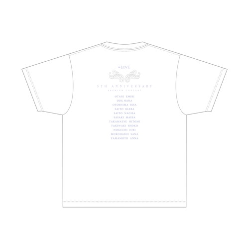 商品詳細ページ | =LOVE OFFICIAL SHOP | 5周年記念Tシャツ