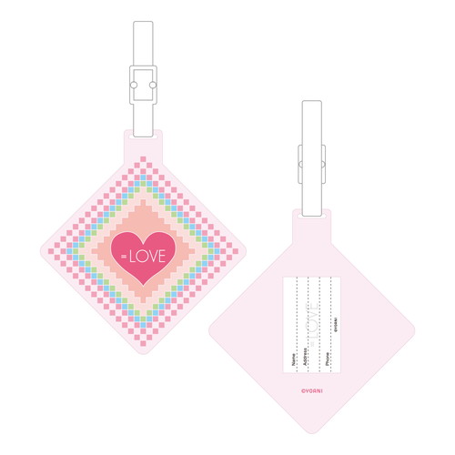 「ナツマトぺ」 ラゲッジタグ