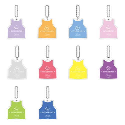 6周年記念ビブスキーホルダー