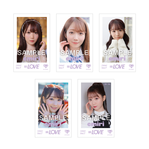 商品詳細ページ | =LOVE OFFICIAL SHOP | =LOVE ミニフォトカードVol.7
