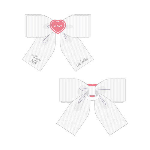 7周年記念個別ペンライトリボン