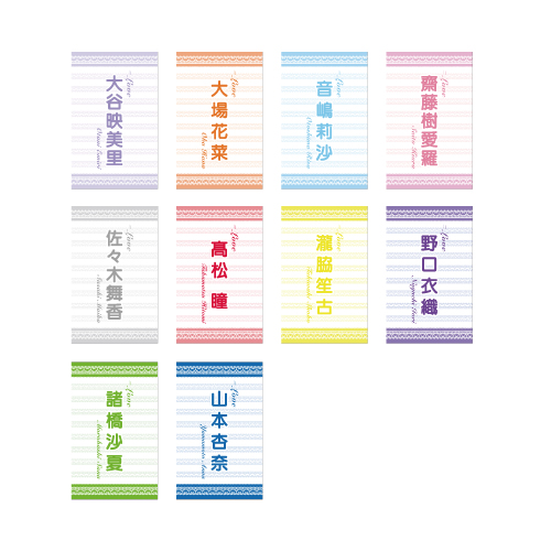 個別ペンライトフィルム