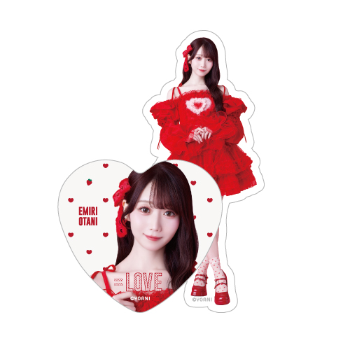 個別ステッカーセット（「とくべチュ、して」衣装）