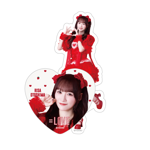 個別ステッカーセット（「とくべチュ、して」衣装）