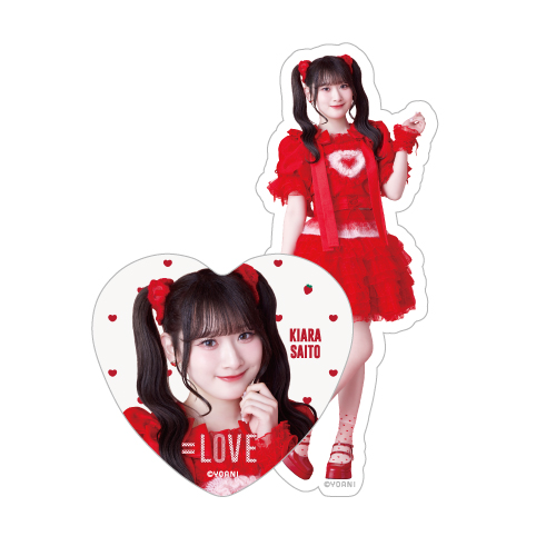 個別ステッカーセット（「とくべチュ、して」衣装）