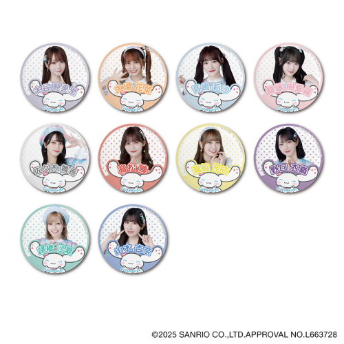 シナモロール×=LOVE ランダム缶バッジ