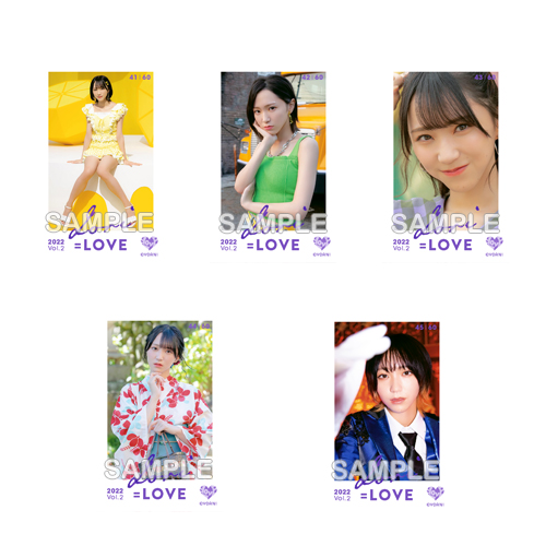 商品詳細ページ | =LOVE OFFICIAL SHOP | =LOVE ミニフォトカードVol.2