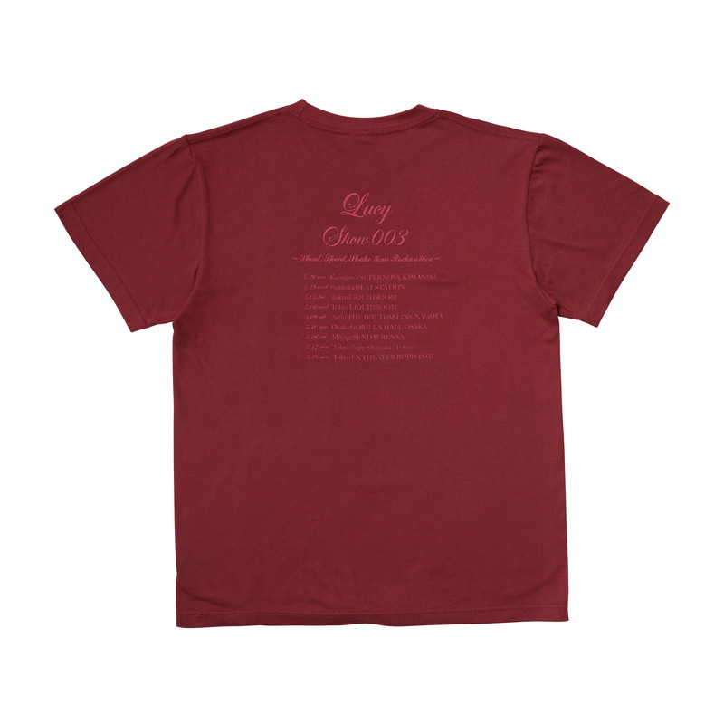Lucy Tシャツ -BURGUNDY-