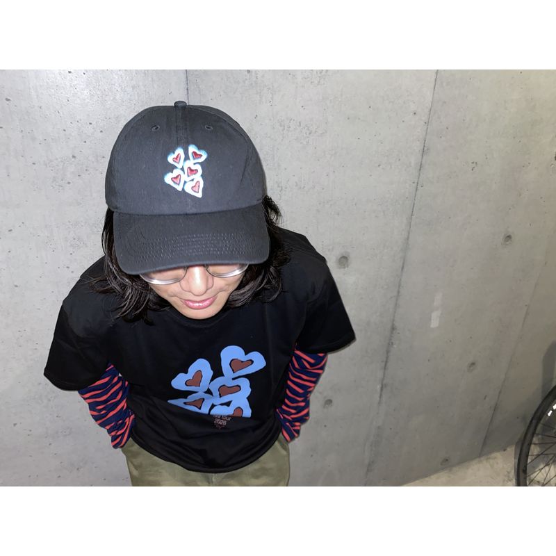 【luv】luv Cap(BLACK)