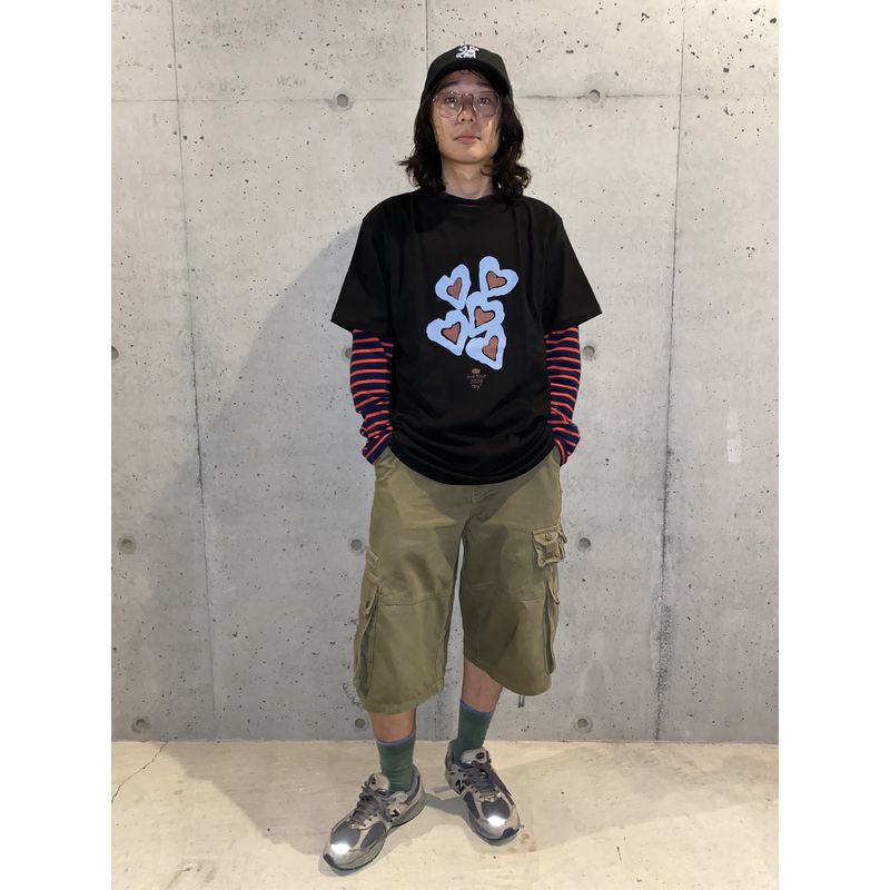 【luv】luv T-shirt(BLACK)
