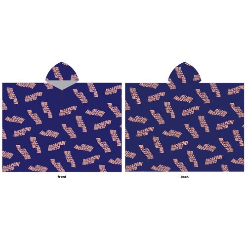 一緒に濡れようぜ!マカロニえんぴつポンチョ