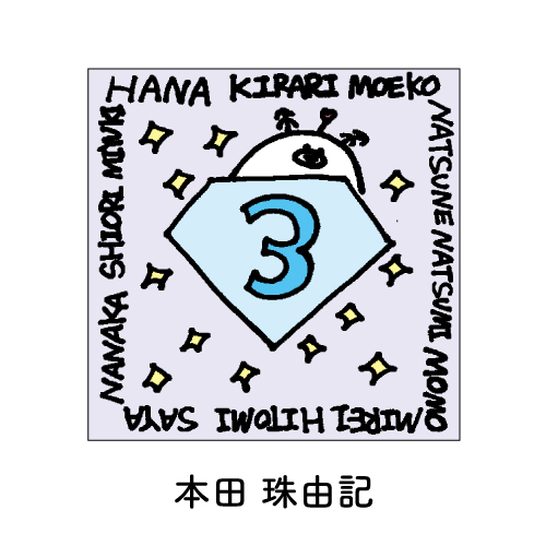 【通常配送】3周年記念ランダムステッカー