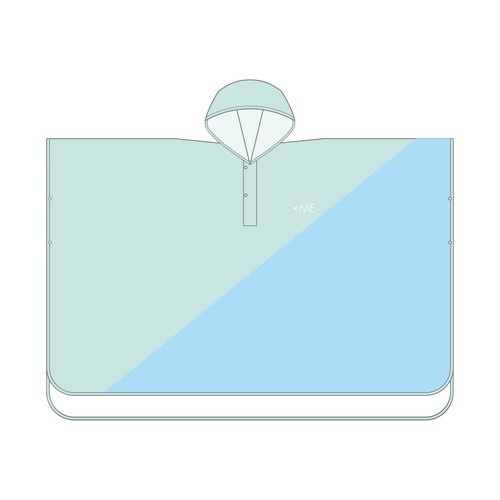  ≠ME レインポンチョ