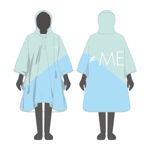  ≠ME レインポンチョ