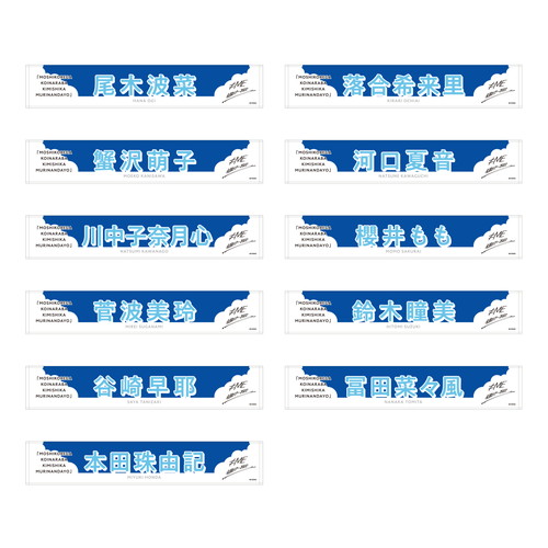 全国ツアー2022 個別タオル
