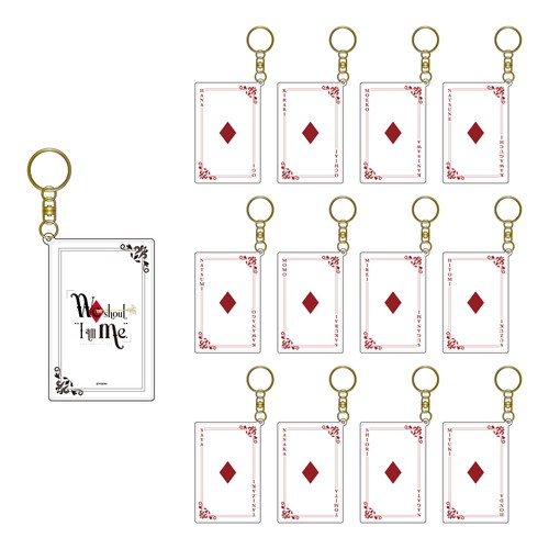 個別トランプ型キーホルダー