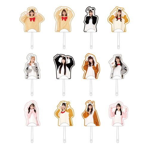 個別ミニうちわ（アニマル衣装）