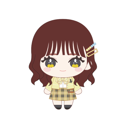 ≠ME ぬいぐるみマスコット（全国ツアー2024メンバーカラー衣装） 落合希来里