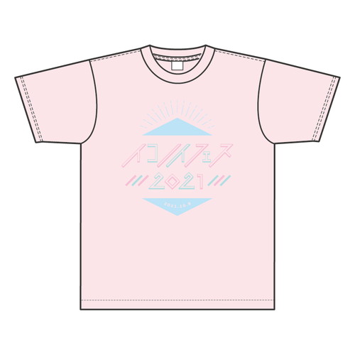 【通常配送】イコノイフェス Tシャツ(ピンク)