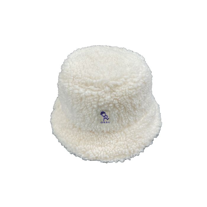 【キャンセル分再販】オーラルもこもこボアハット/アイボリー