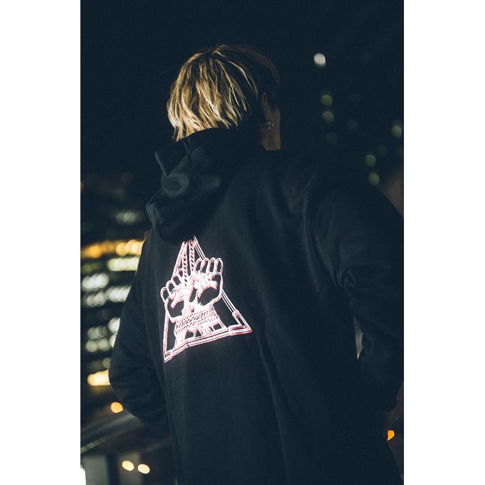 Red Criminal パーカー/ブラック