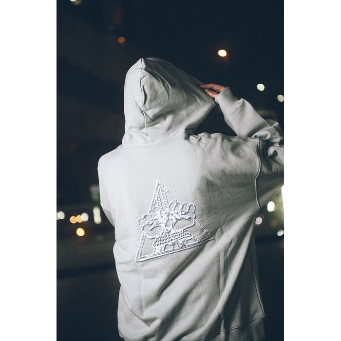 Red Criminal パーカー/ライトグレー