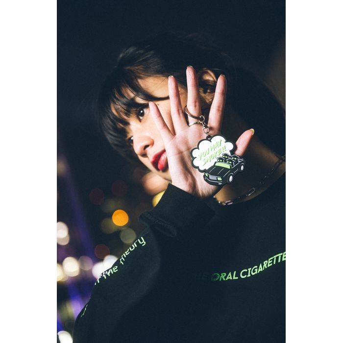 YOU MAY SMOKE ラバーキーホルダー/#MACHINEGUN