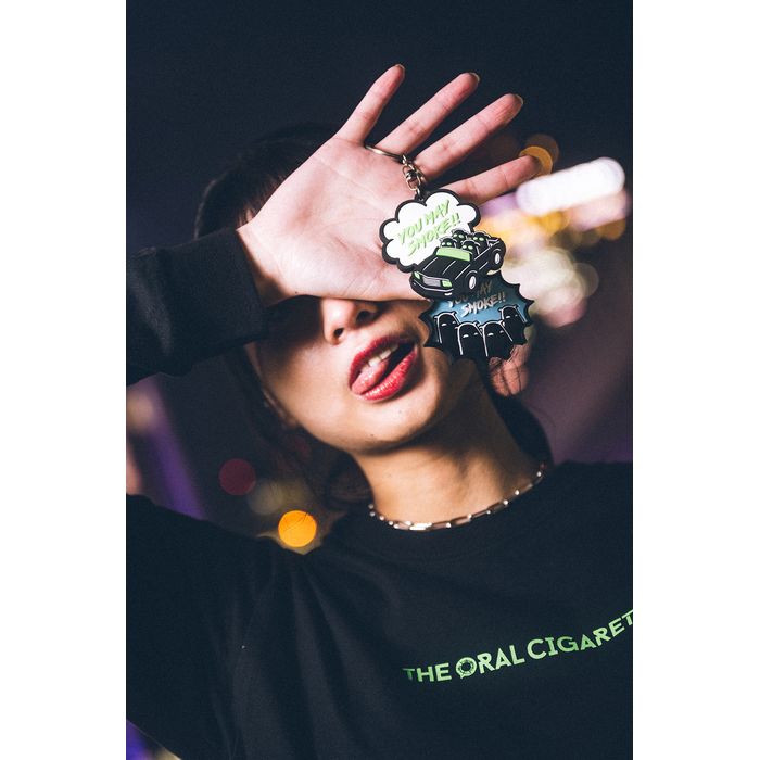 YOU MAY SMOKE ラバーキーホルダー/#MACHINEGUN