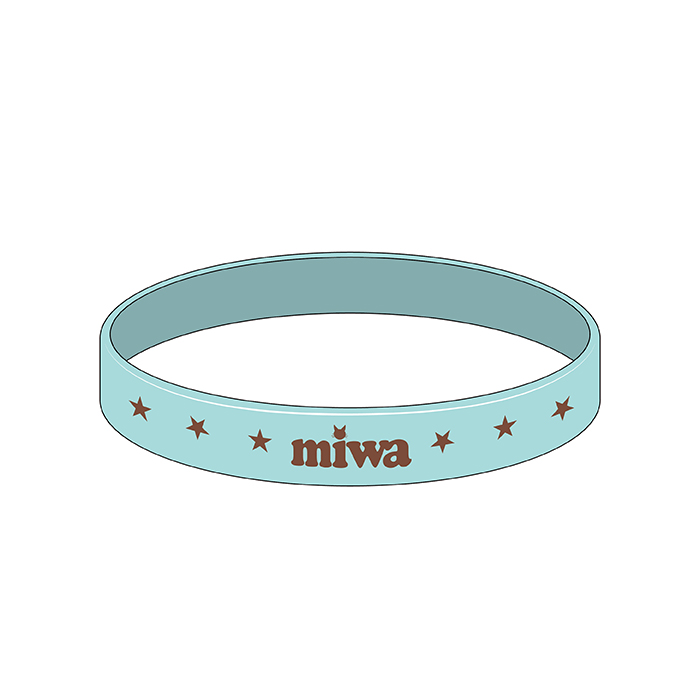 【miwa】ラバーバンド(ブルー)