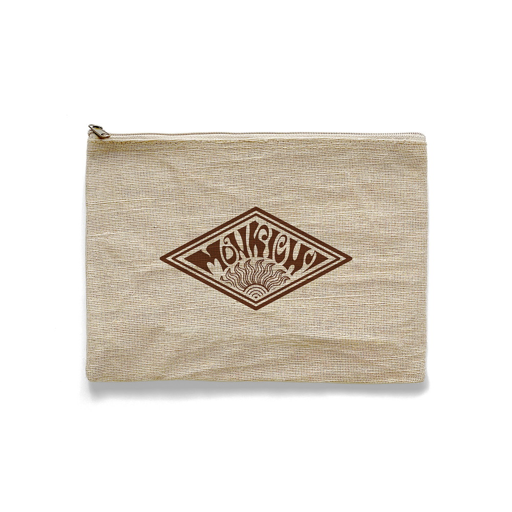 ジュートフラットポーチ