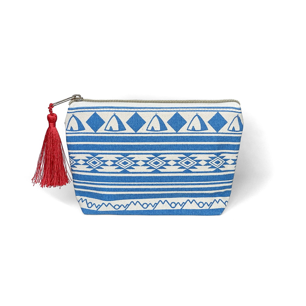 タッセル付マルチポーチ