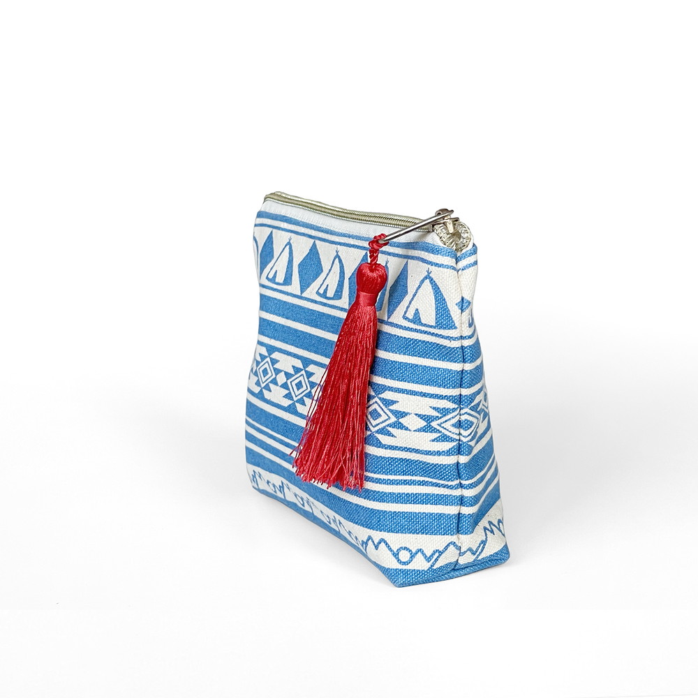 タッセル付マルチポーチ