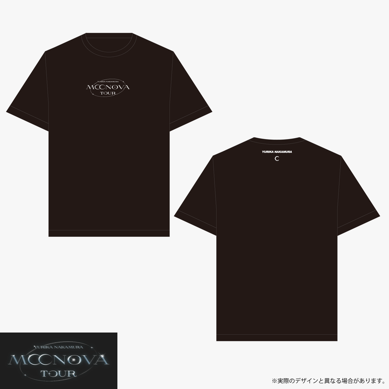 【中村ゆりか】MOONOVA　黒Tシャツ