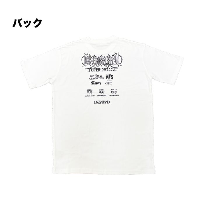 DREAMLAND TOUR 2022 T-Shirts/ホワイト