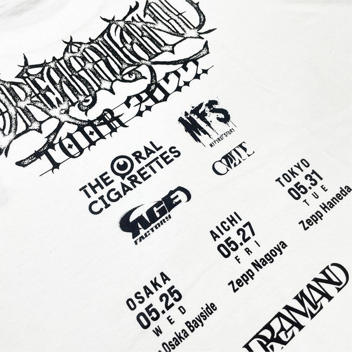 DREAMLAND TOUR 2022 T-Shirts/ホワイト