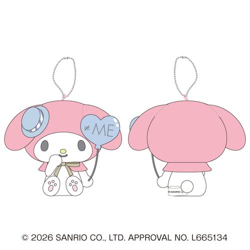 マイメロディ×≠ME ぬいぐるみキーホルダー