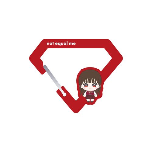 ≠ME アクリルカラビナ(ぬいぐるみイラスト)