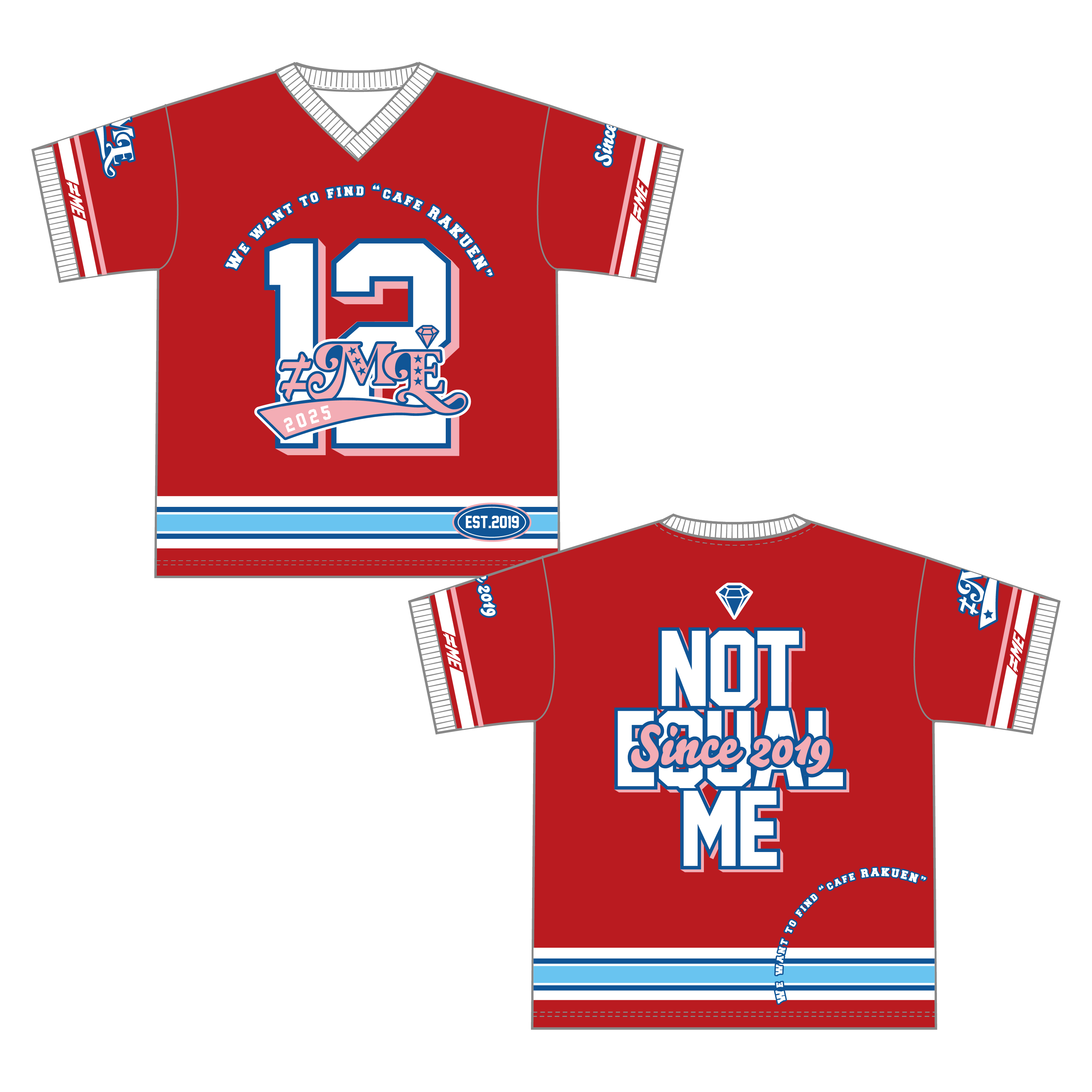 メンバーカラーユニフォームTシャツ 蟹沢萌子