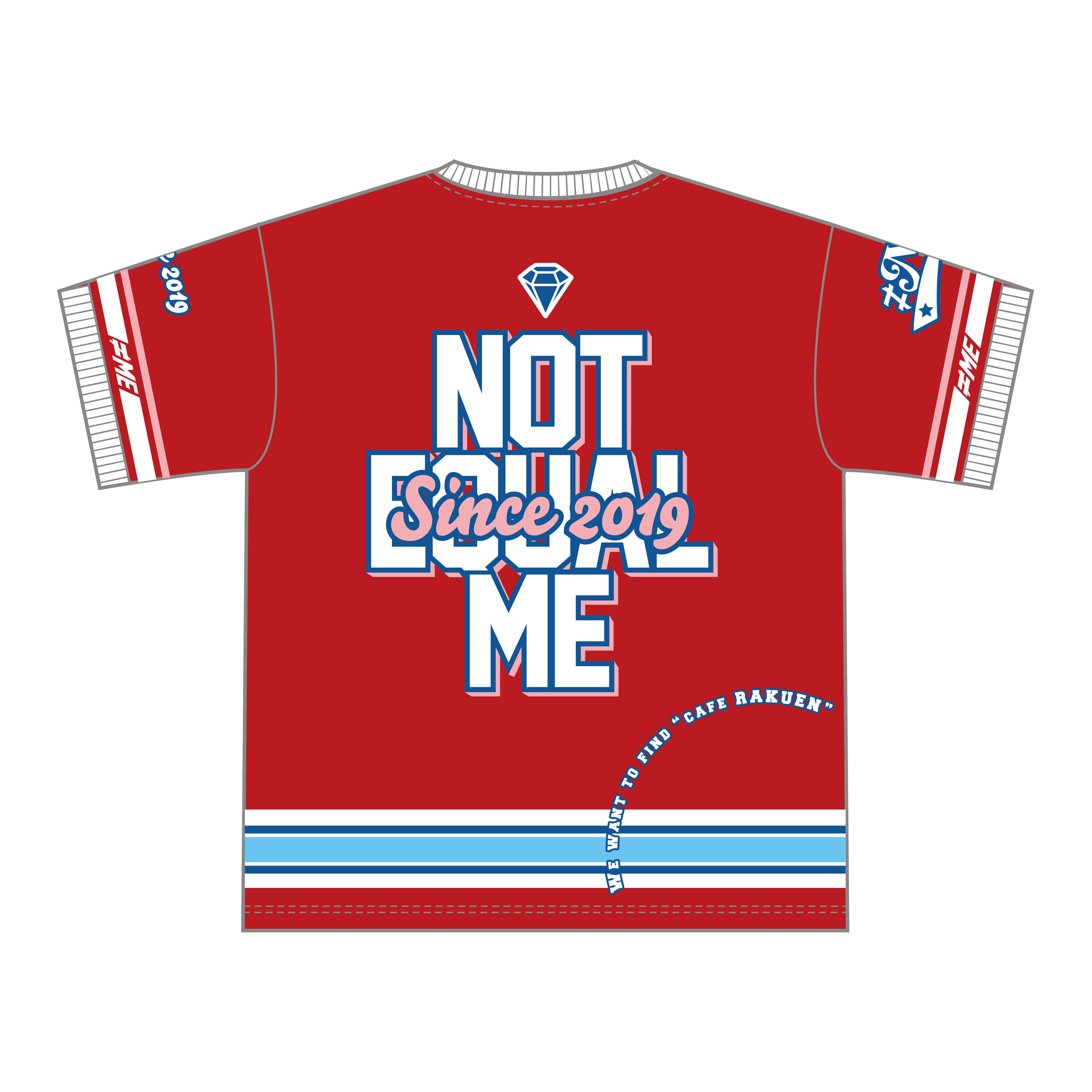 蟹沢萌子 ユニフォームTシャツ 商品詳細ページ | ≠ME OFFICIAL SHOP | メンバーカラーユニフォームT