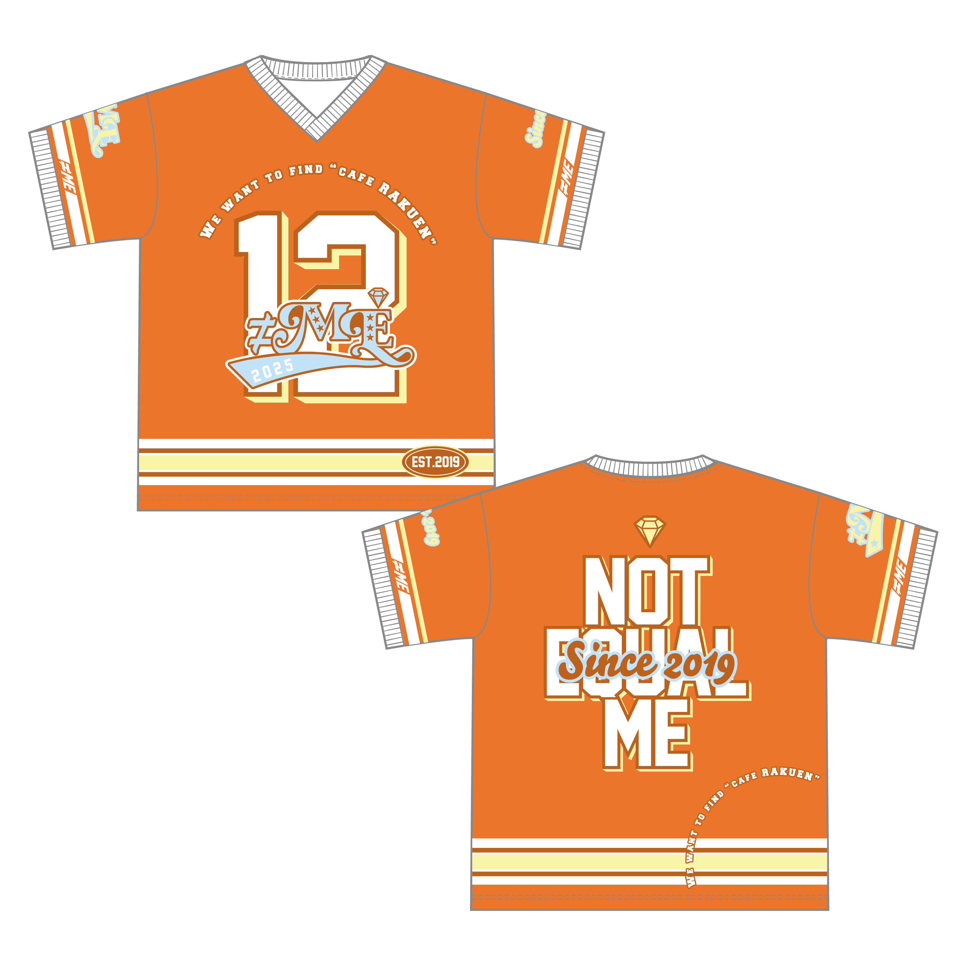 メンバーカラーユニフォームTシャツ 河口夏音